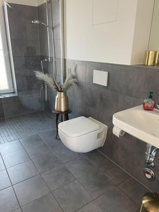 Penthouse-Wohnung Mit Flussblick Oldenburg Eksteriør billede