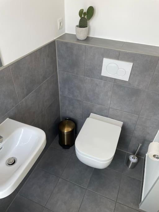 Penthouse-Wohnung Mit Flussblick Oldenburg Eksteriør billede